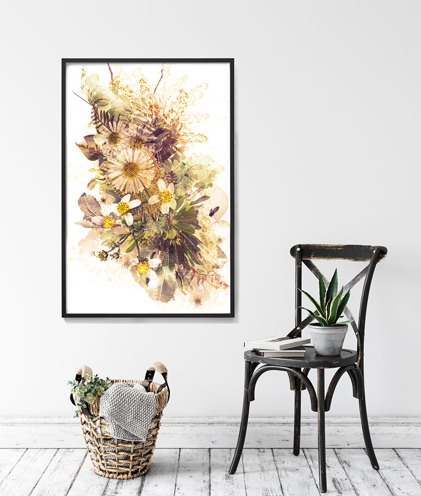 Caramel Native Flower Fine Art Print